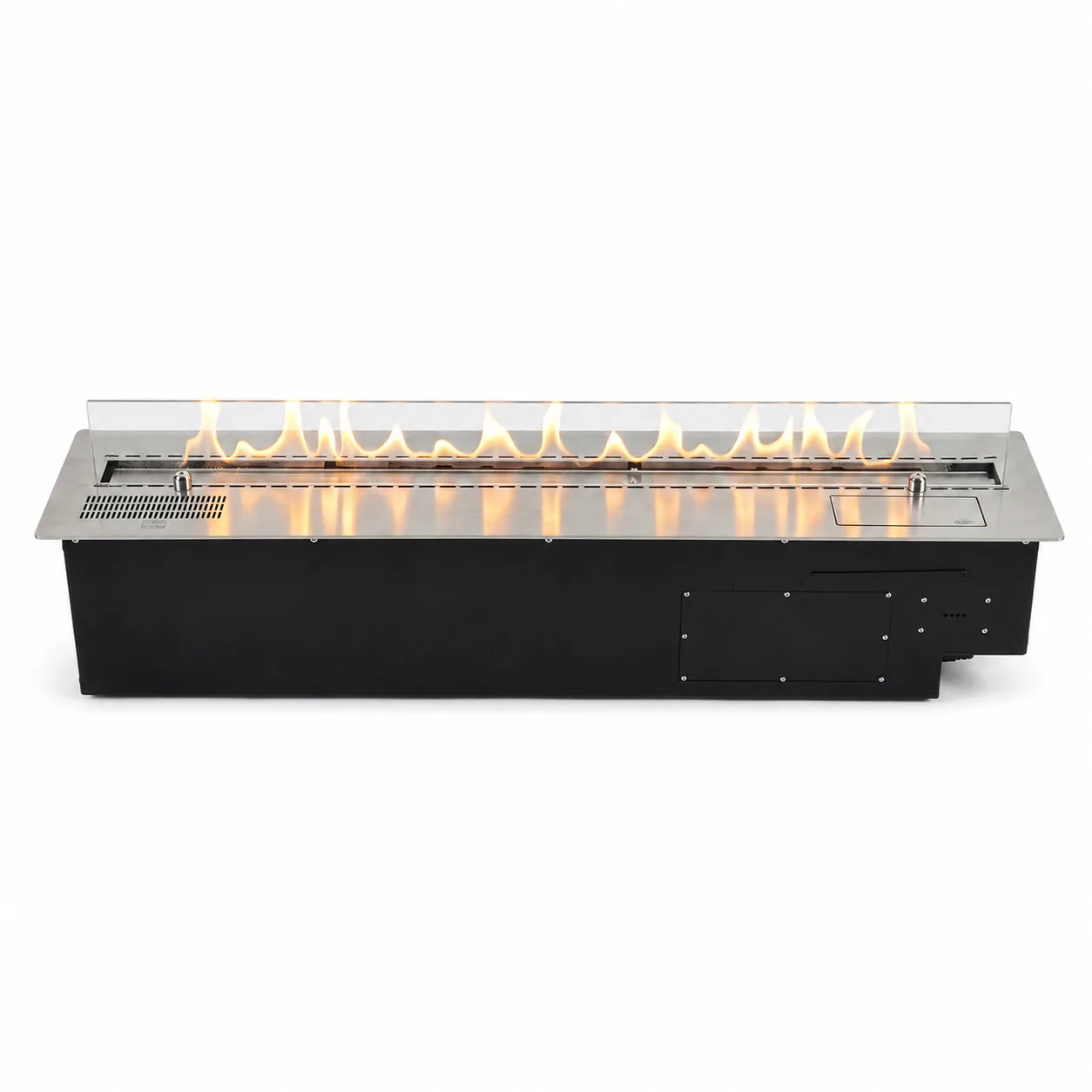 Ethanol fireplace stainless steel true fire embedded 1200mm APP remote control household fireplace