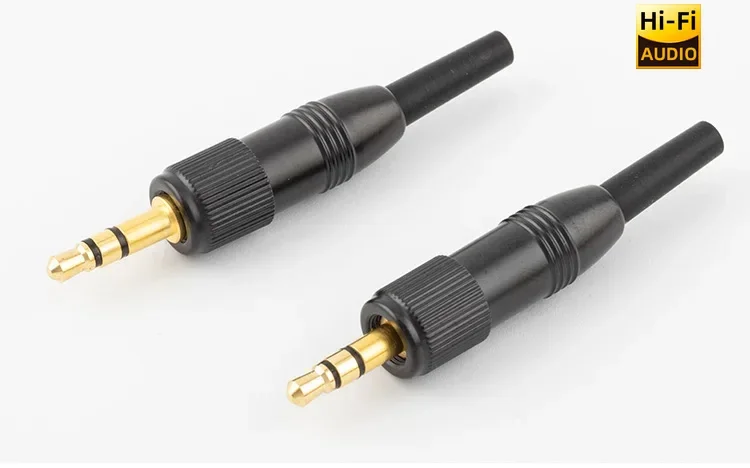 ■   5 قطعة أسود 3.5 مللي متر ستيريو المسمار قفل الصوت قفل موصل ل Sennheiser سوني نادي Audio2000s D11 Mic قطع الغيار محول القابس