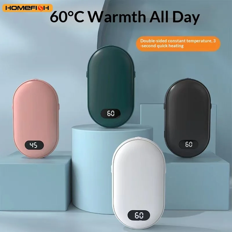 portable Elliptical Hand Warmer Digital Temperature Control Your Personal Portable Sun for Autumn And Winter