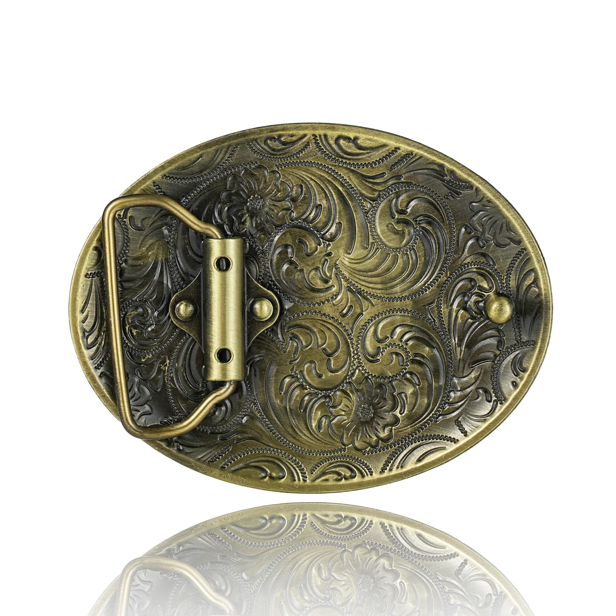 Western Riem Gesp Eerste Vintage-Cowboy Rodeo Zilver Grote Schedel Riem Gesp Voor Mannen Vrouwen