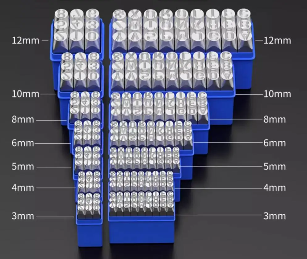 

Набор для штамповки металла, стальной штамп, номер, буквы, алфавит, штампы, инструменты, набор перфораторов для золота, серебра, кожи, стальной дырокол с логотипом