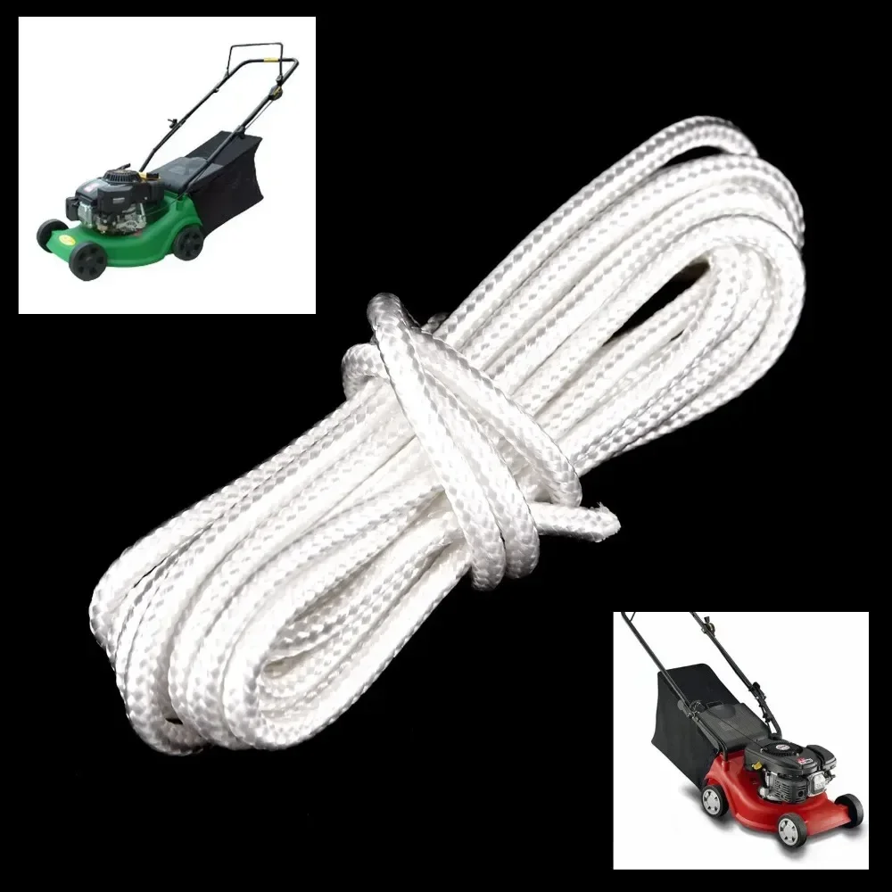 300cm*4mm Nylon Pull Starter Rope Recoil Engine Start Cord For Trimmer Cutter Chainsaws Lawn Mower Engine Home