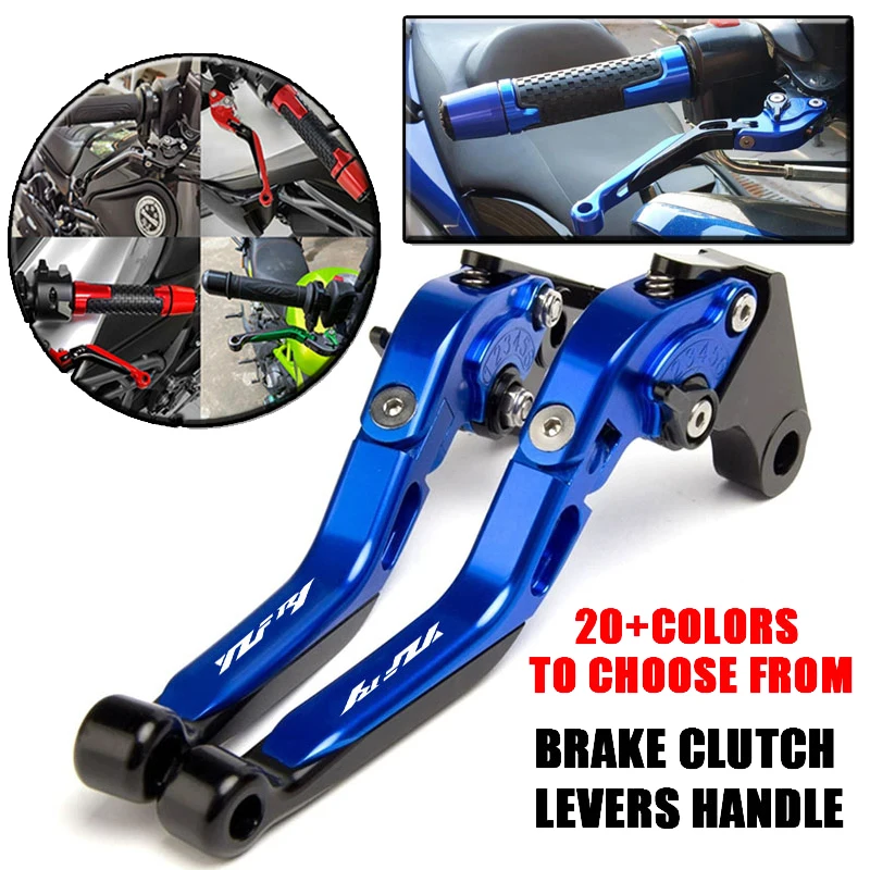 For Yamaha YZF R1/R1M/R1S 2015-Present Clutch Lever Brake Lever Set Foldable Adjustable Handle Levers Accessories Parts