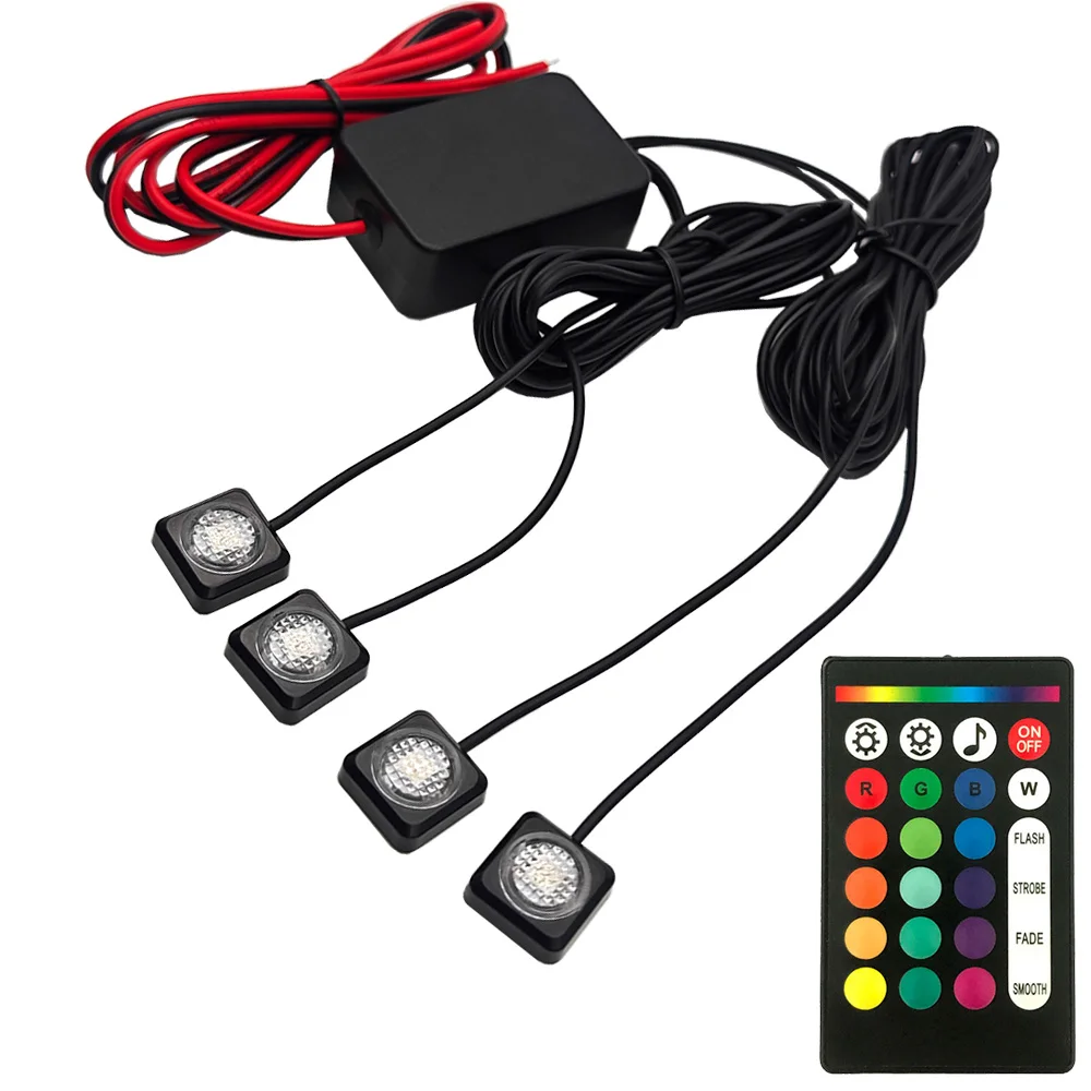 Automotive Environment Atmosphere Light Interior LED Light RGB Multi Color Small Volume Hidden Installation APP Remote Control