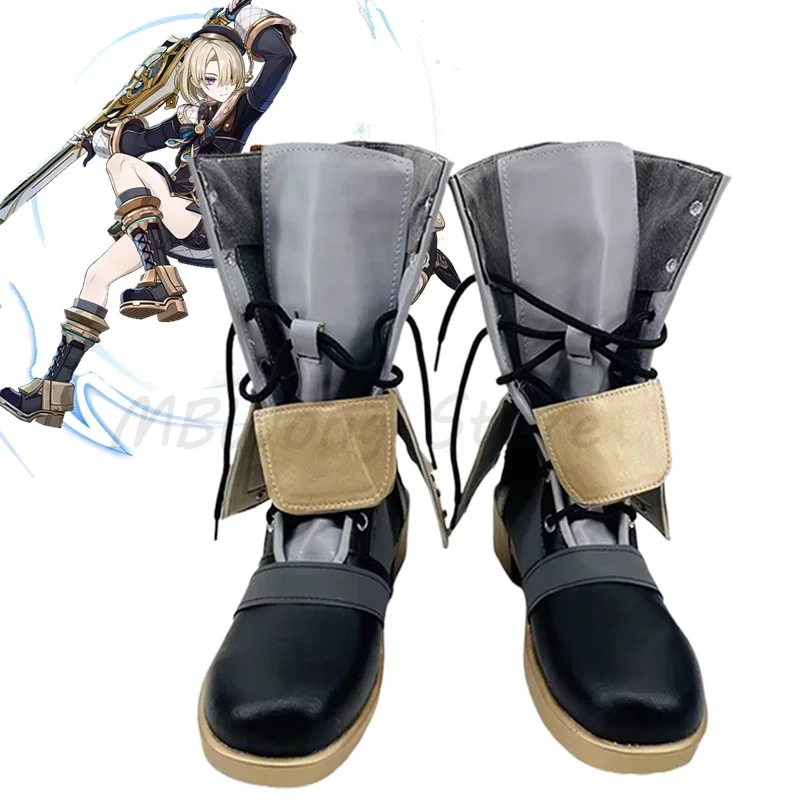 

FC6Game Genshin Impact Freminet cosplay Shoes Boots Fontaine Twins Role Play Halloween Carnival Women Men Costume Outfit Pa@FC8！