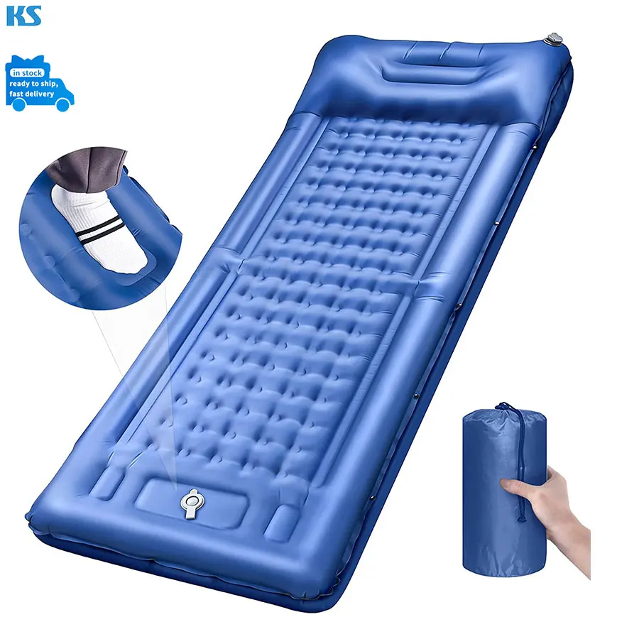 

Camping Sleeping Pads,Thick 5 Inch Inflatable Sleeping Mat Oversized Mattress Super Portable Sleeping Pad for Hiking, Tent