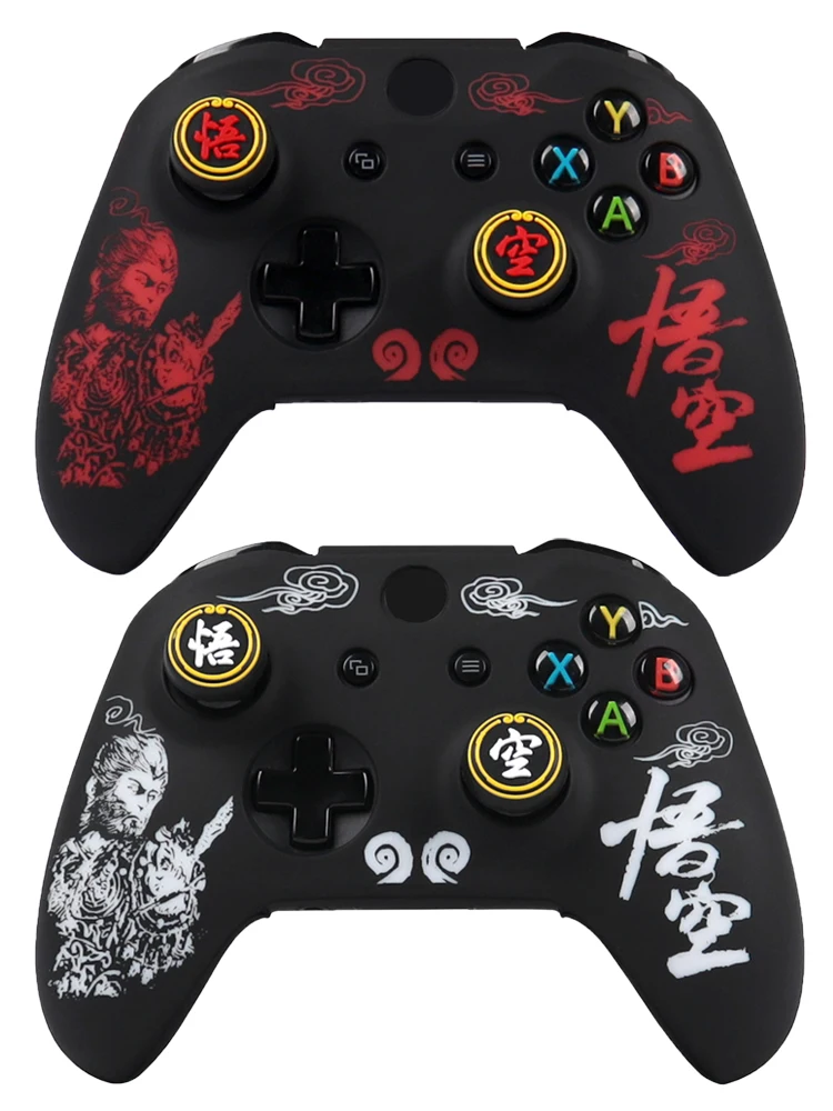 Coque en silicone souple pour manette Xbox One S, coque de manette de jeu, accessoires de manette de jeu, mise en œuvre au laser