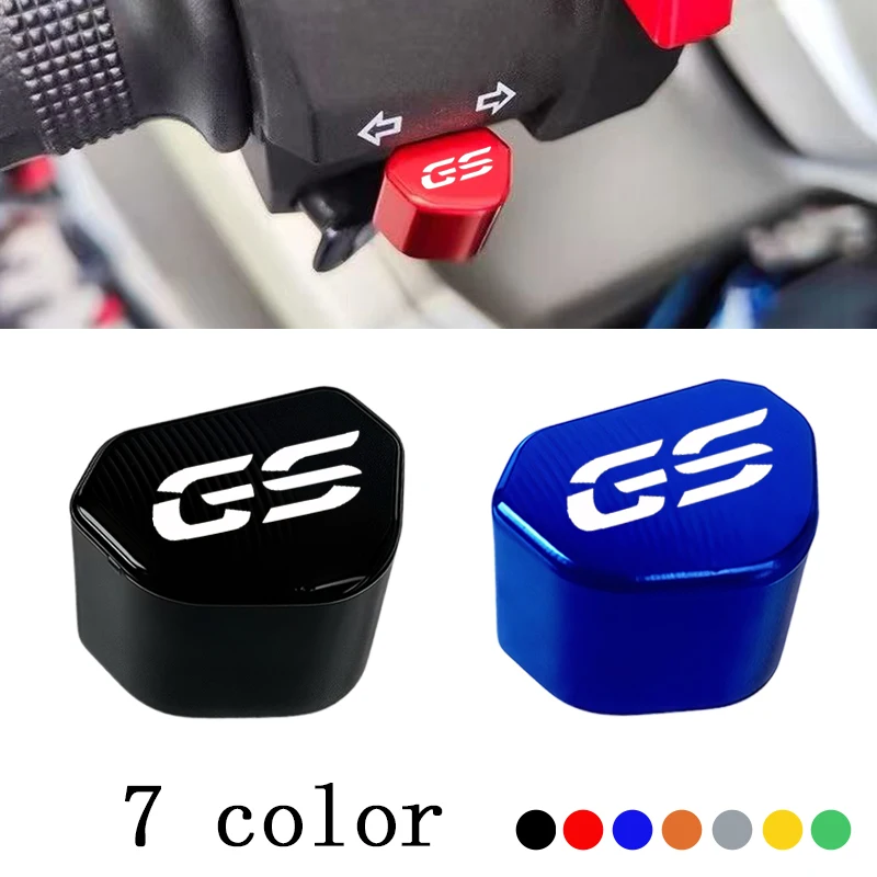 CNC Aluminum Motorcycle Switch Button Turn Signal Switch Key Cap For BMW R1200GS R1250GS R 1200GS R1250 GS R 1250 LC ADV