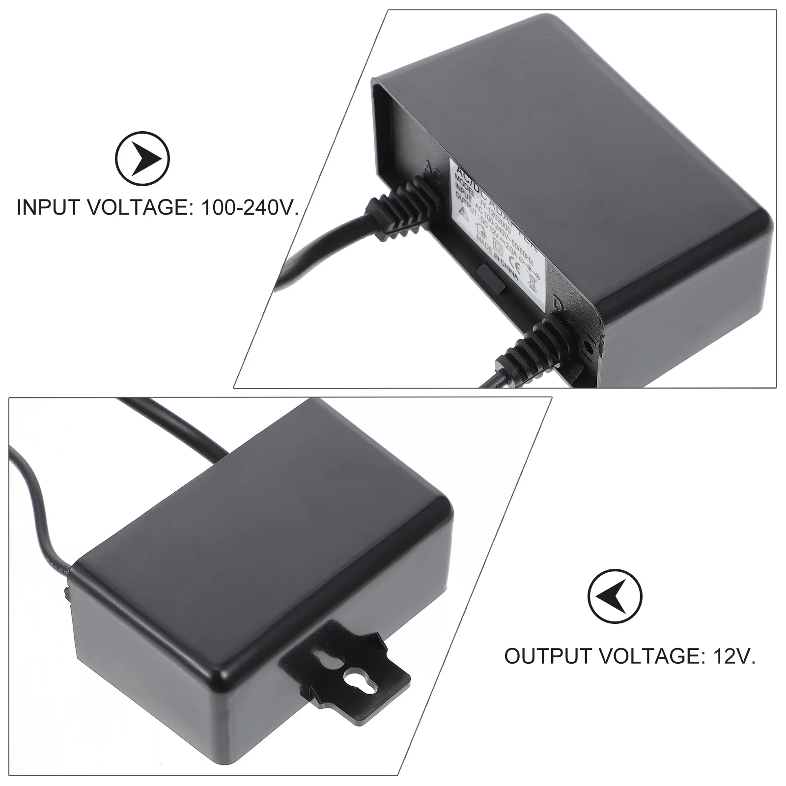 

Waterproof For Led Lights Dc Power Supply Stable Output Eu Plug Outdoor Dc Switching Power Adapter Use Transformer