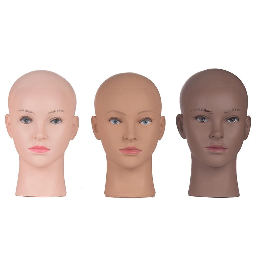 

1pcs Wig Head Soft Teaching Head Female Mannequin Head For Making Wigs ，Display Wigs Manikin Head Training Head without Hair