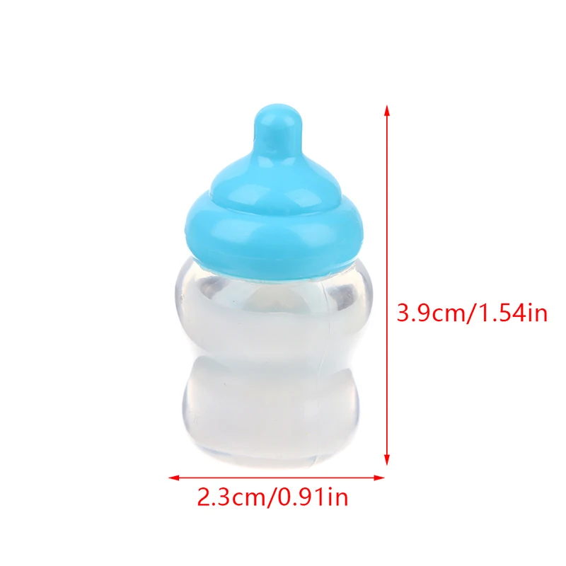 1pc Dollhouse Miniature Nipple Baby Doll Pacifier Bottle For Doll House Feeding DIY Accessories Kids Pretend Play Games Toys