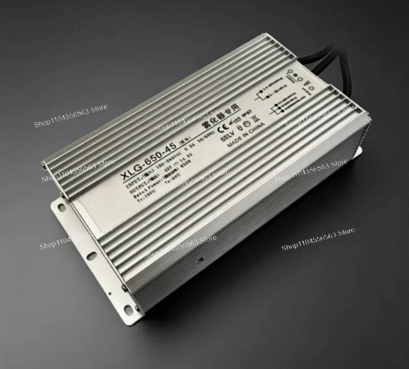 650W Waterproof IP67 Power Supply: AC 220V to DC 24V/36V/45V/48V LED Driver, XLG-650 Series