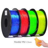 Flexible Filament TPU 1.75mm 1KG 3D Filament TPU Printing Plastic Material Transparent Filament Glowing For 3D Printer Filamento
