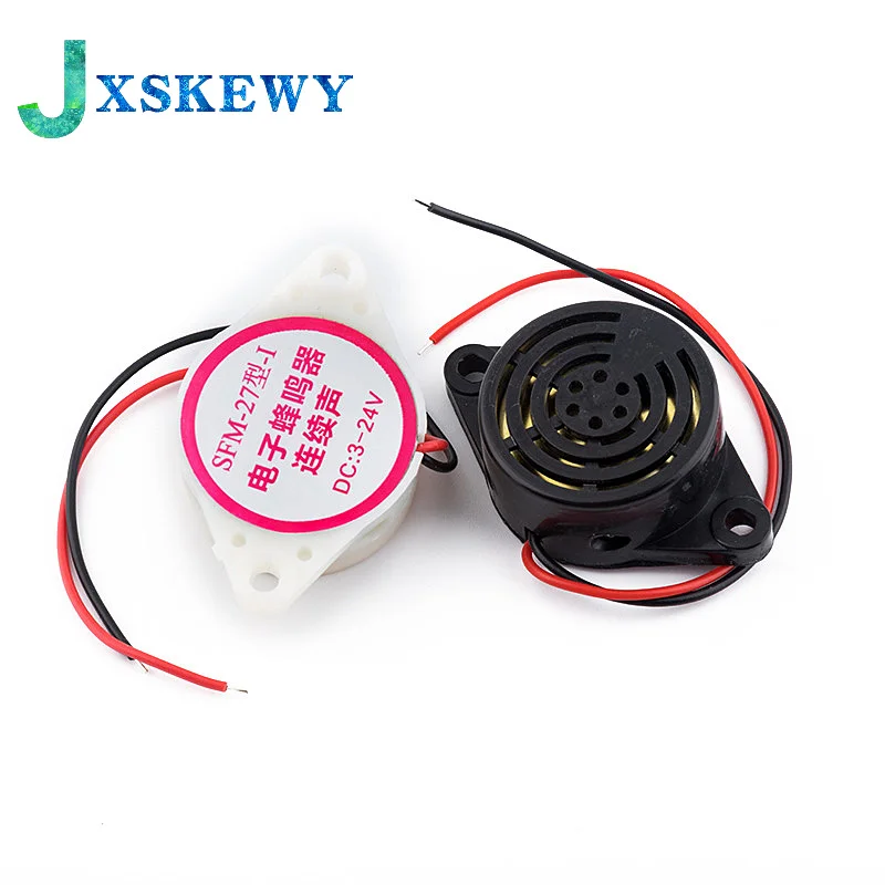 SFM-27 3-24V 12V 95DB Active buzzer High-decibel Electronic Buzzer Beep Alarm Intermittent / Continuous For Arduino diy Buzzer