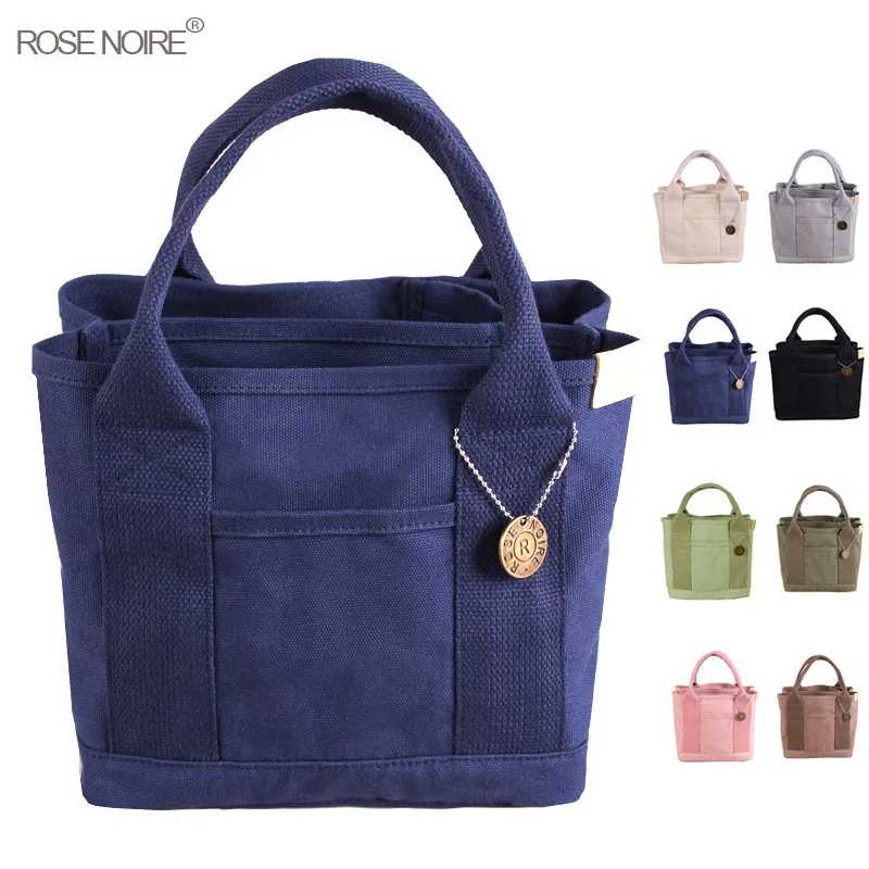 

Cross-border direct supply hot sale Japan Rakuten high-end canvas bag bento tote canvas women's bag handbag