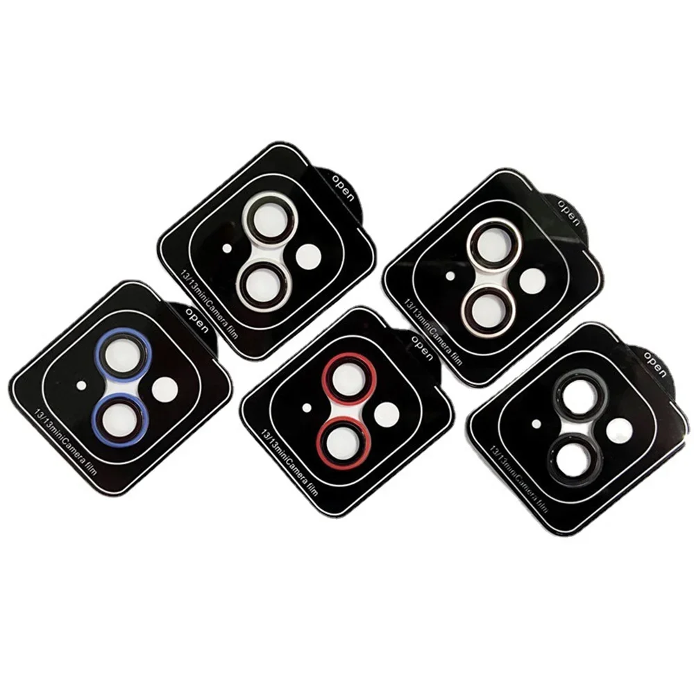 2-3Pcs Camera Metal Ring Protector For IPhone 15 13 14 Pro Max Back Lens Tempered Glass For IPhone 13 14 14Pro Protective Cap