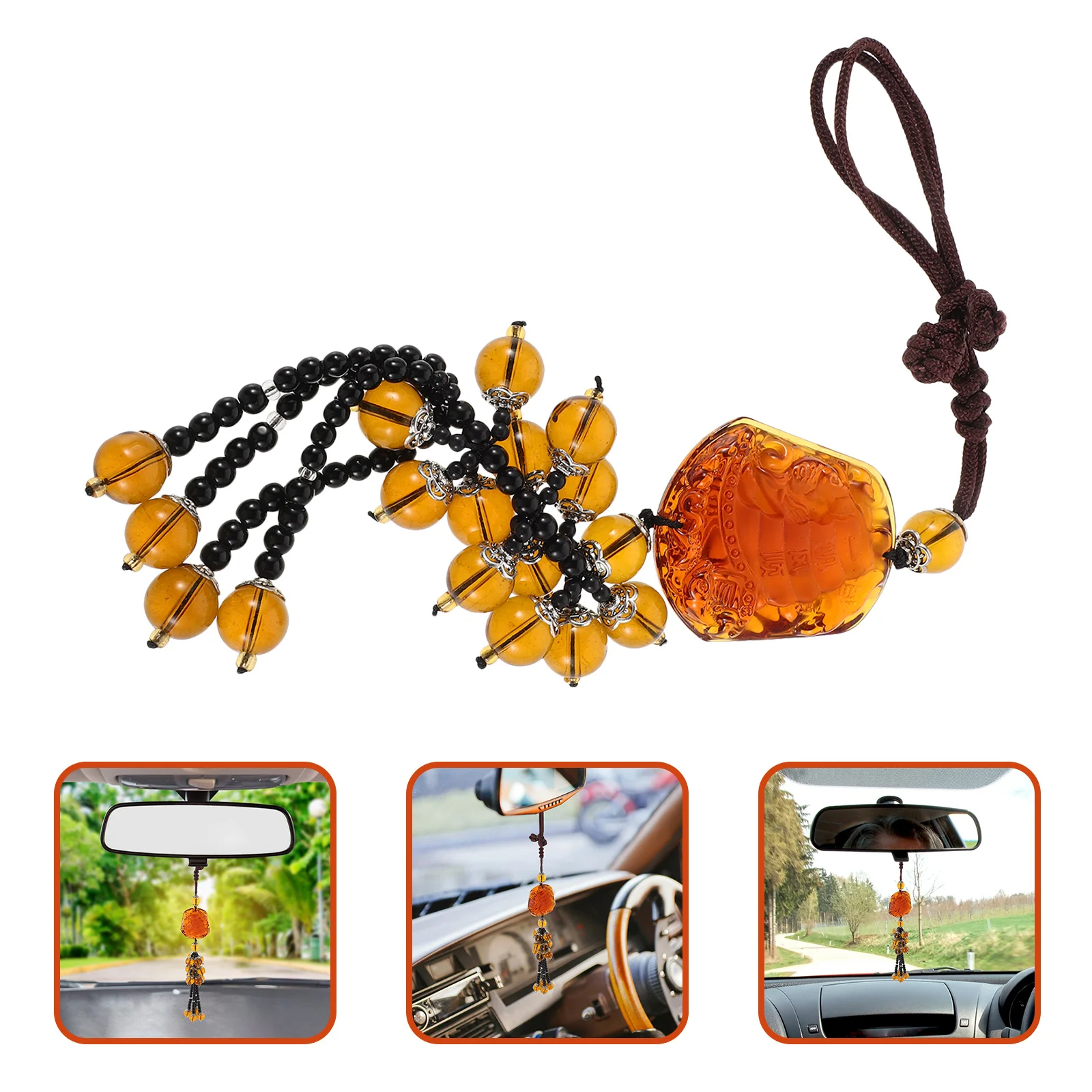 

Car Accessories Hanging Mirror Decoration for Interior Automotive Charm Rearview