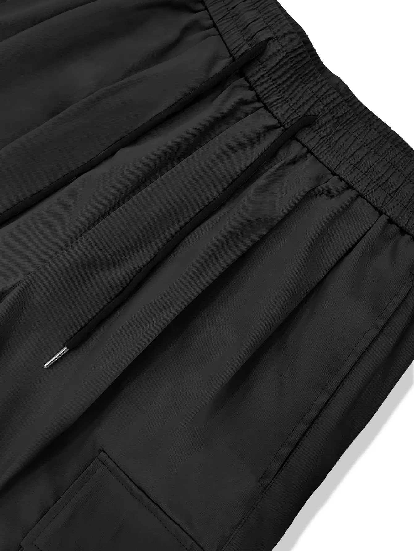 Classic Design Multi Flap Pockets Cargo Pants,Men\'s Loose Fit Drawstring Cargo Pants,For Skateboarding,Street,Outdoor Camping