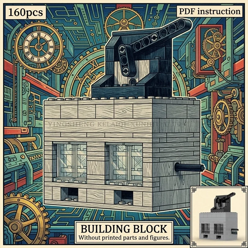 

Механическая модель вакуумного двигателя с 2 роторами MOC, конструктор, технология моторов, строительные блоки с ручным приводом, STEM-игрушка для взрослых, инженерный конструктор