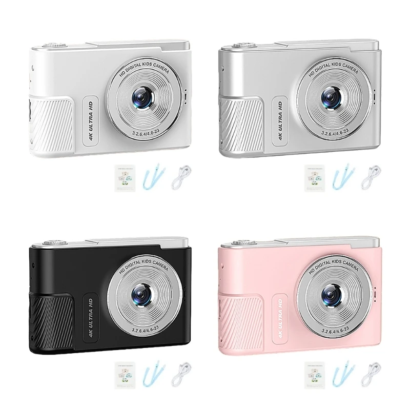 Youth Camera Double Lens 44Million 3280x2160 TypeC Charging for Children Boy Girls Birthday Gift Drop Shipping