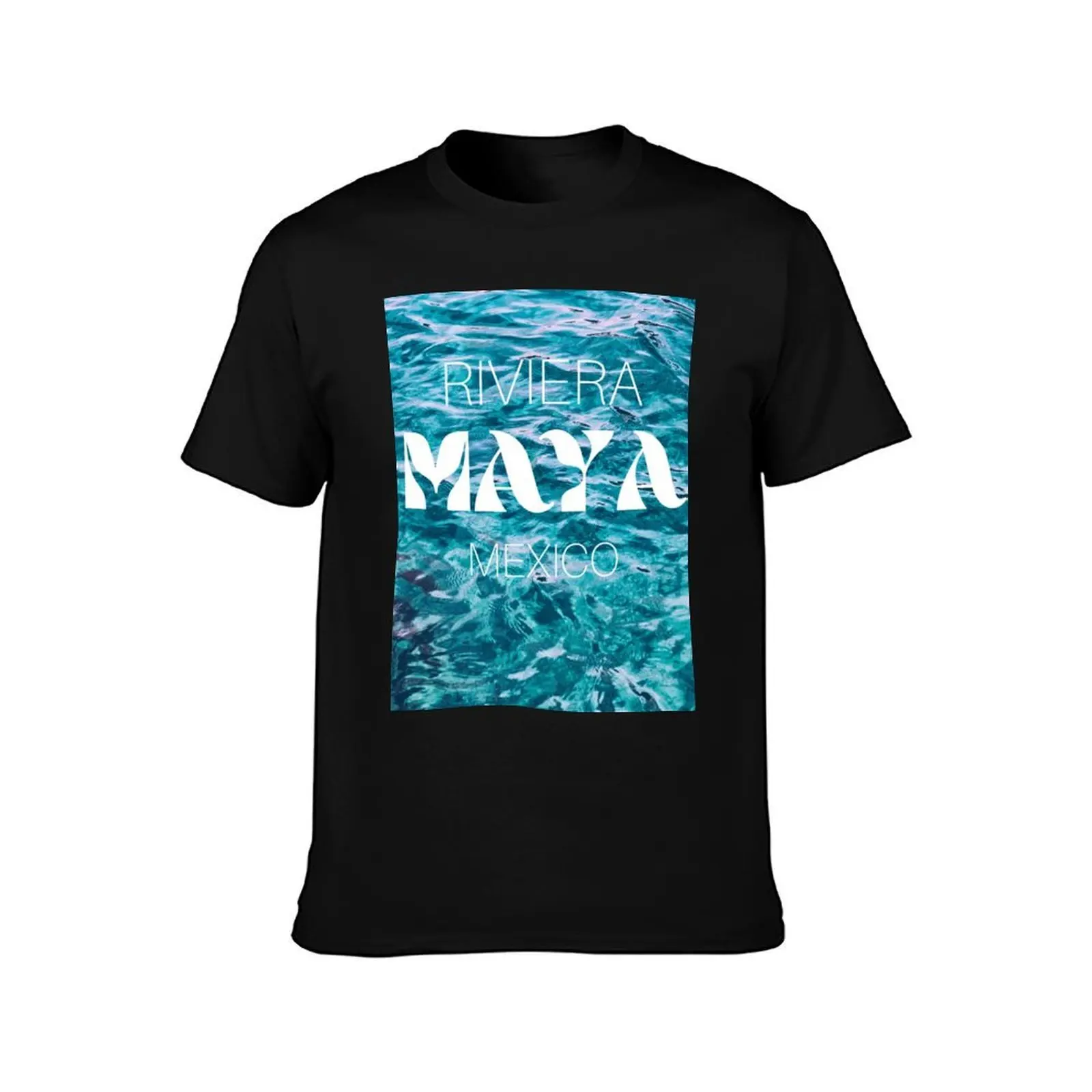 RIVIERA MAYA MEXICO T-Shirt, Summer Casual Cotton Tee, Oversized Streetwear Tops, Vintage Graphic Print, Loose Fit Short Sleeve