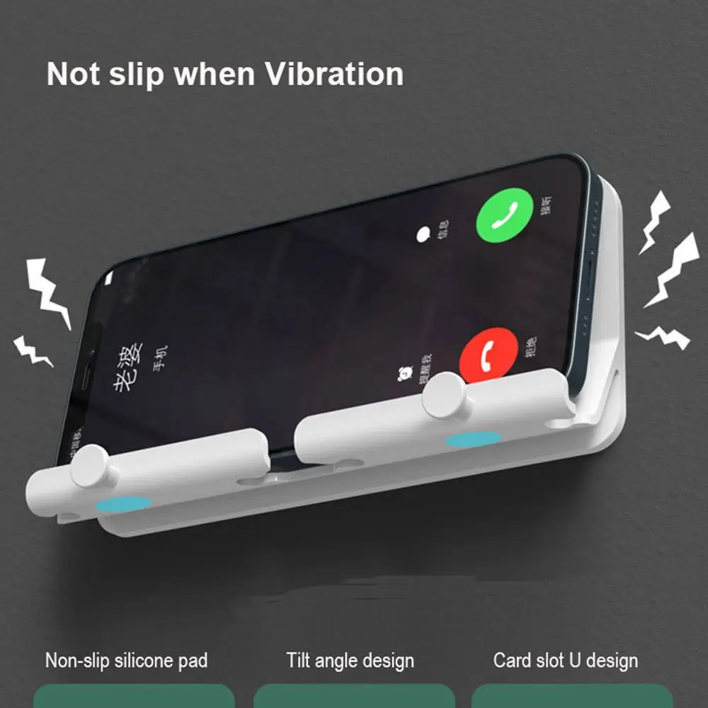 Wall Charger Holder Multifunctional Hanging Stand For Smartphone Mobile Phone Tablet Holder Pasted on Wall Phone Accessories