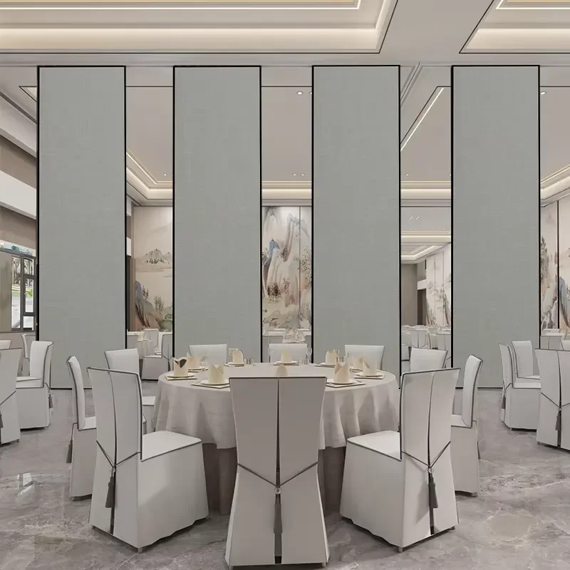 Free Sample Hanging Office Room Partition Movable Wall Office Space Sliding Operable Folding Wall Screen Panel