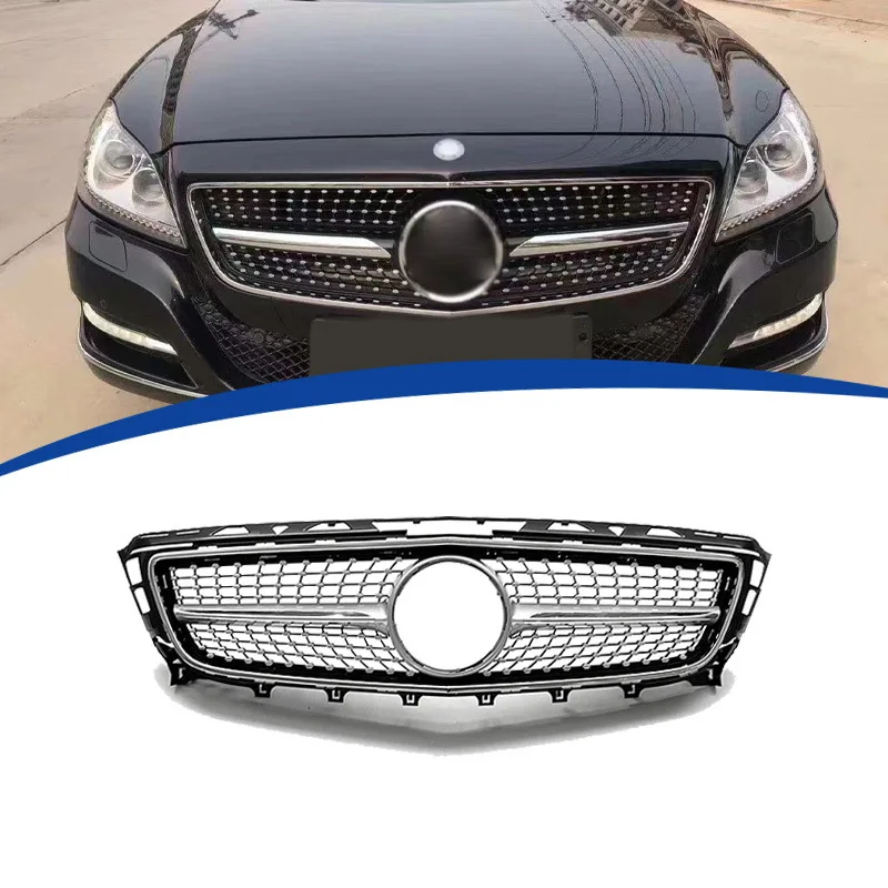 

For Mercedes-Benz CLS-Class W218 (2012-2014) Starry Sky Style Front Grille Mesh Racing GrillS Body Kit Original Replacement