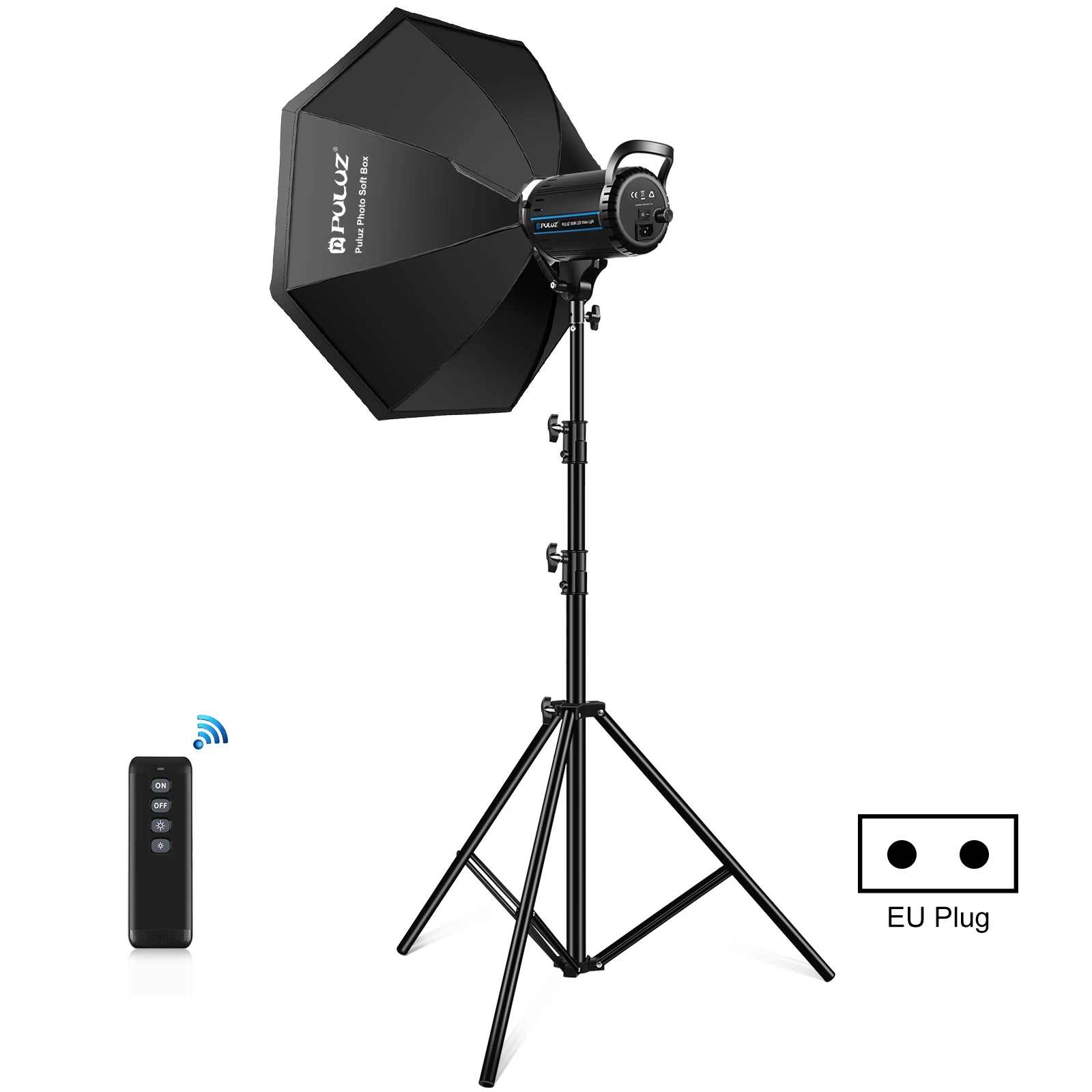 New Arrival PULUZ 100W Photo Studio Flash Light Kit With Softbox Reflector And Tripod Led Lighting Photography Lights