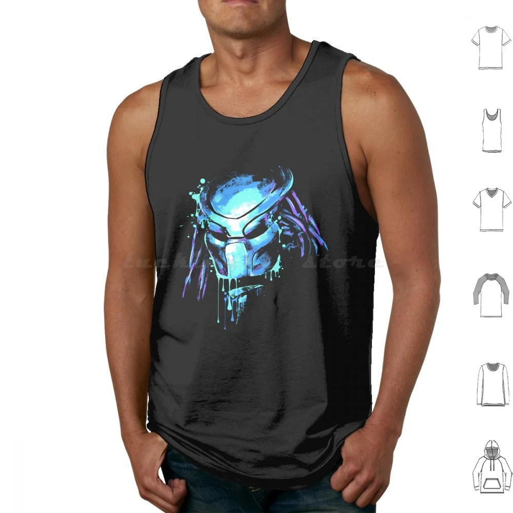 Colorful Tank Tops Vest Sleeveless Colors Movie Movies Dark Blue Portrrait Portrait Horror Fiction Fantasy Space