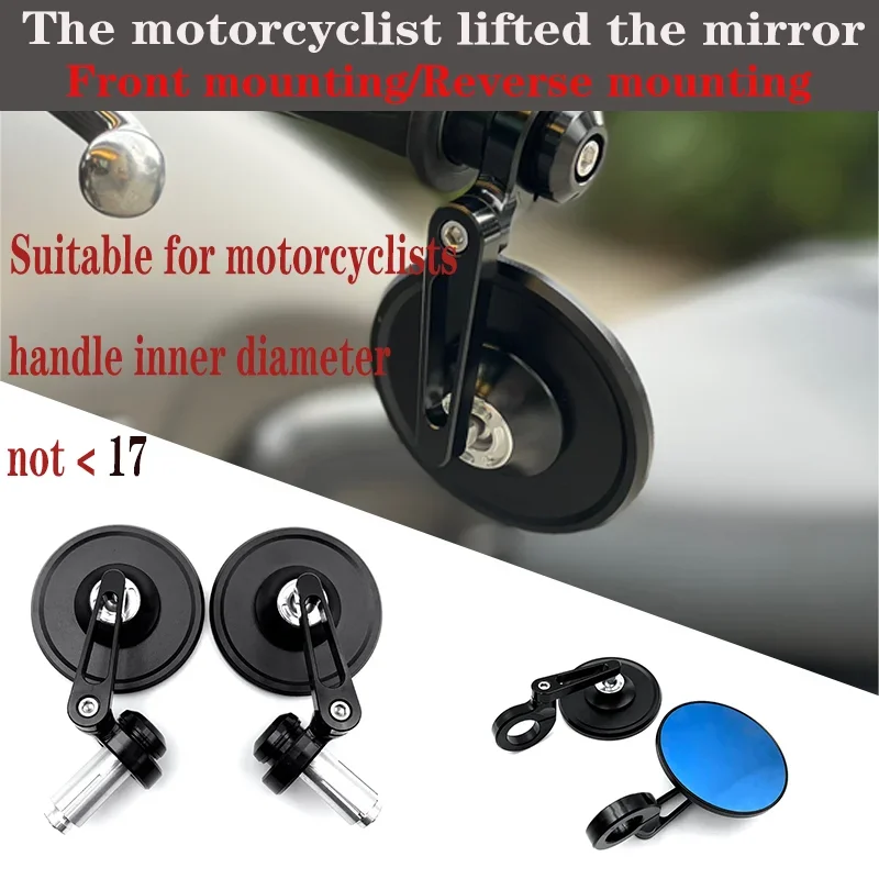 

7/8" 22mm CNC Motorcycle Rearview Mirrors Universal Scooter Bar End Handlebar Mirror Rear View Mirror Accessories