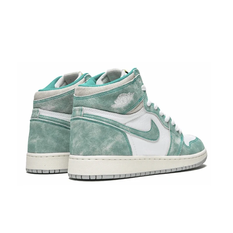 Original Jordan Air Jordan 1 Retro High Turbo Green High-Top Retro Basketball Shoes GS Tiffany Green Women\'s Sneakers 575441-311