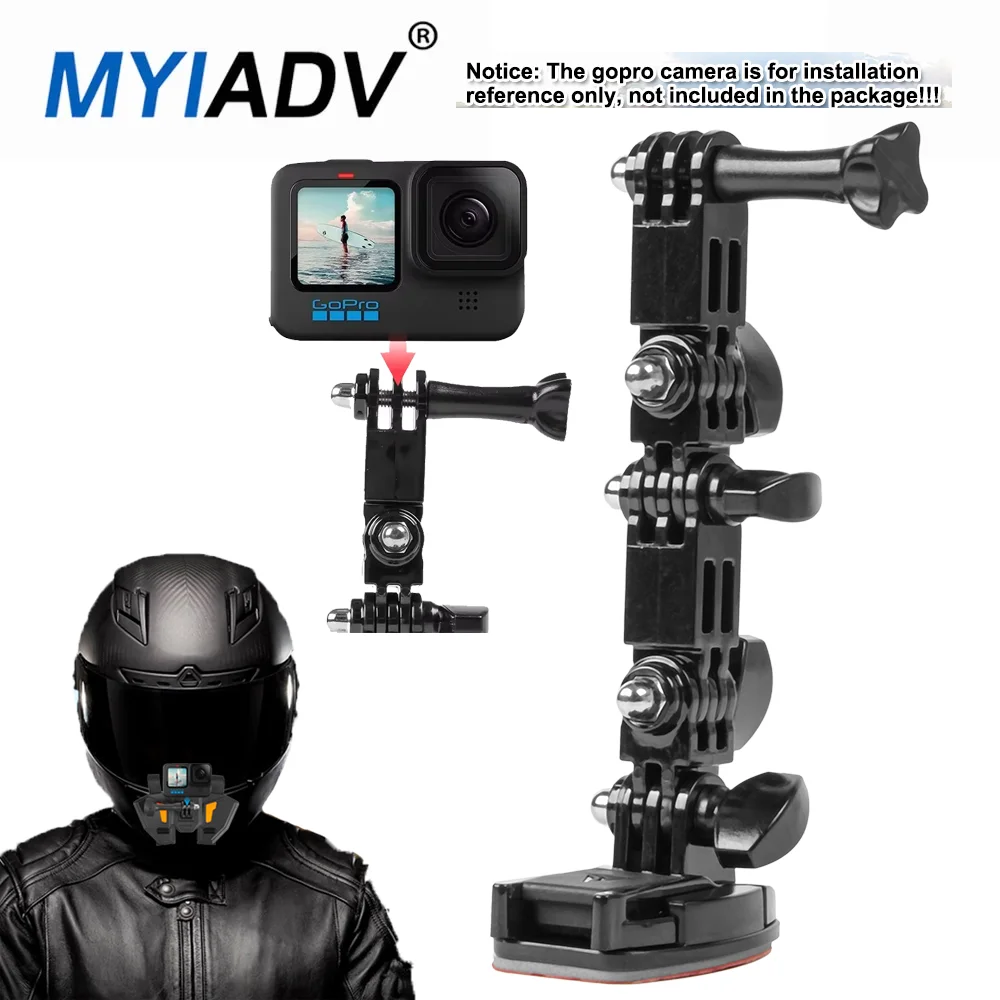 

Мотоциклетный шлем, подбородок, камера Gopro, опорный кронштейн для BMW, VOGE, Honda, регулируемый спортивный рекордер, монтажный держатель