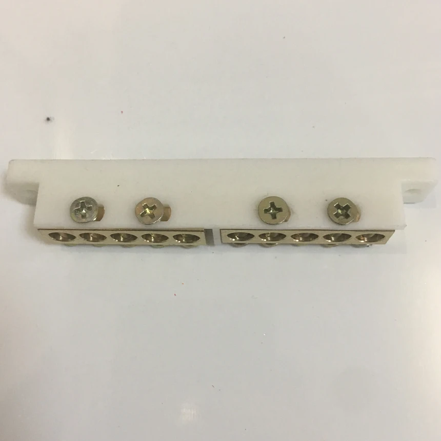 5+5 10P 6+6 12P 9+9 18P 10 12 18 Position Hole Switch Box Neutral Ground Wire Row Brass Connector Busbar Bar Terminal Block