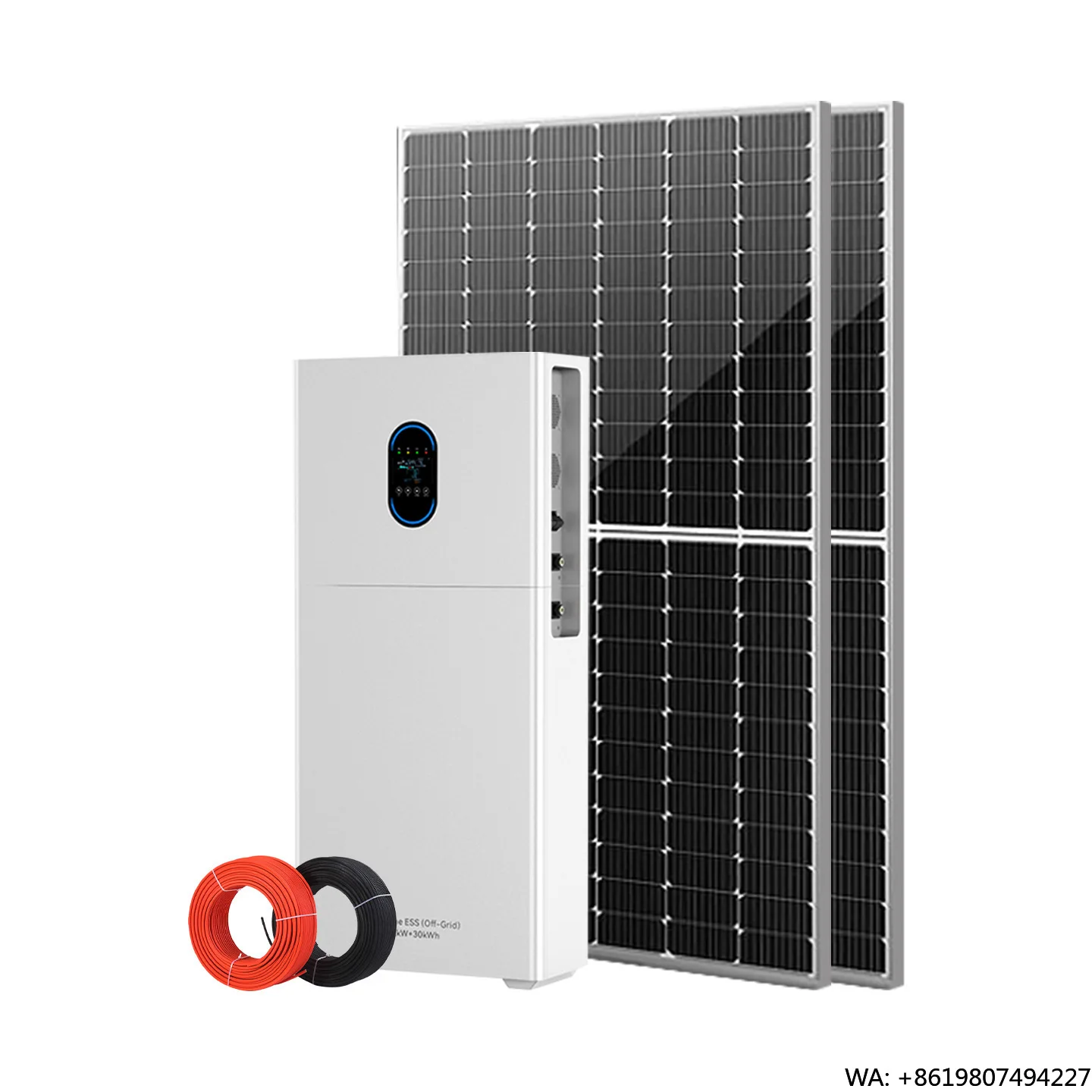 12KW 15KW Off-Grid PV Power System LiFePO4 Battery Home Energy Storage for Remote Area Household Supply
