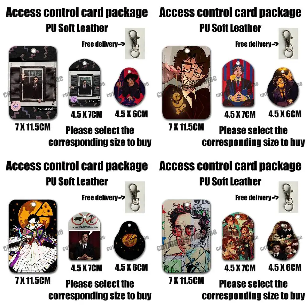 For W-Will Wood The Normal Album For AirTag Card Holder Cover ID Clips Credit Bank Access Bus Electric Keychain