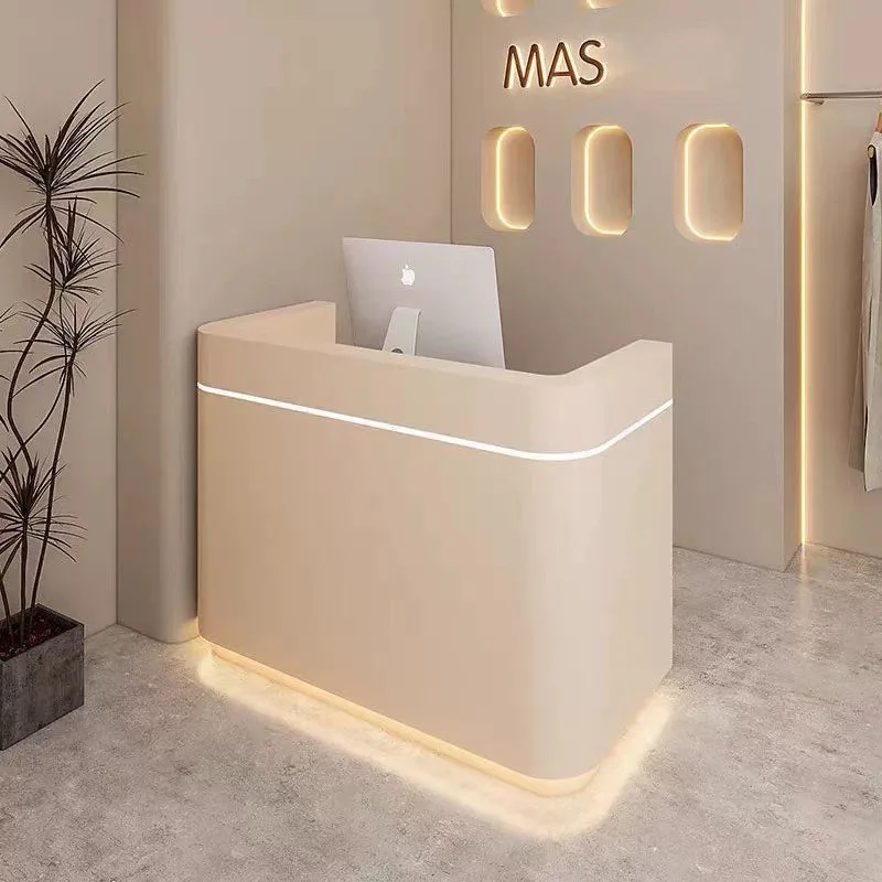 Sales Welcome Reception Desks Display Receptionist Modern Service Reception Desks Counter Elegant Scrivania Industrial Furniture
