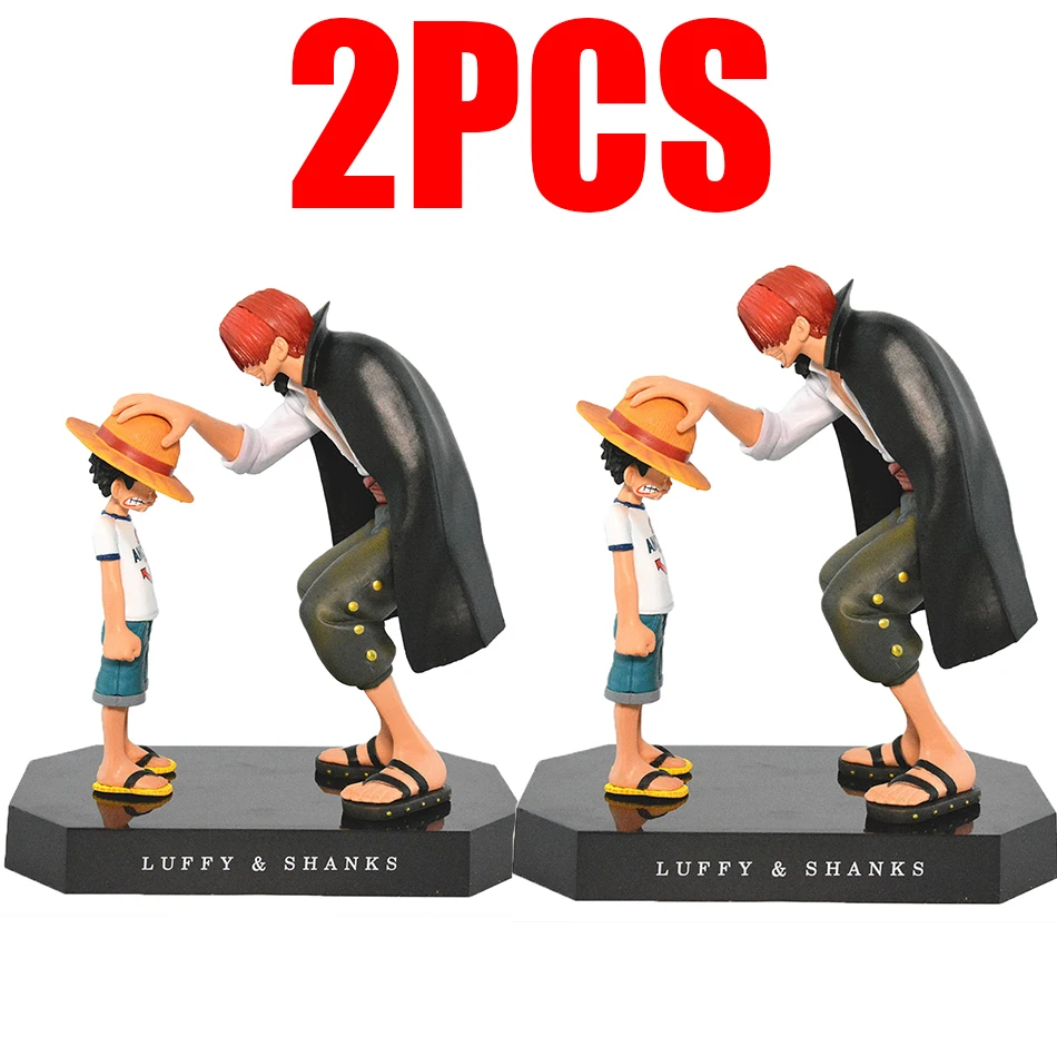 18cm One Piece Anime Figure Four Emperors Shanks Straw Hat Luffy Action Figure One Piece Sabo Ace Sanji Roronoa Zoro Figurine