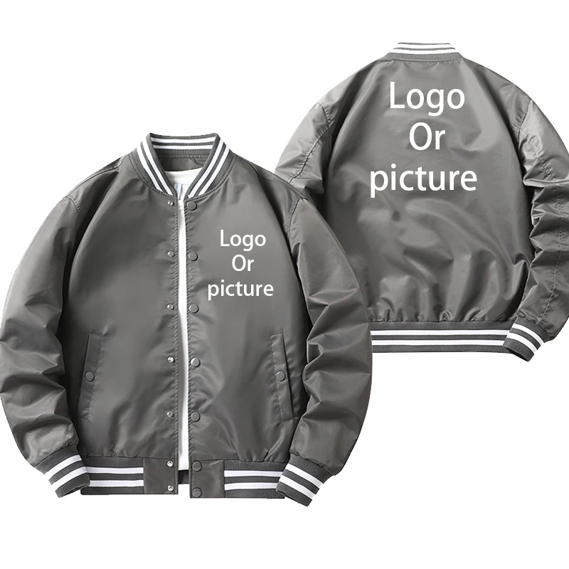 2022 New Men And Women Bomber Jacke Spring And Autumn Pilot Motorcycle Coat Leather Jacket Can Be Custom DIy Coat
