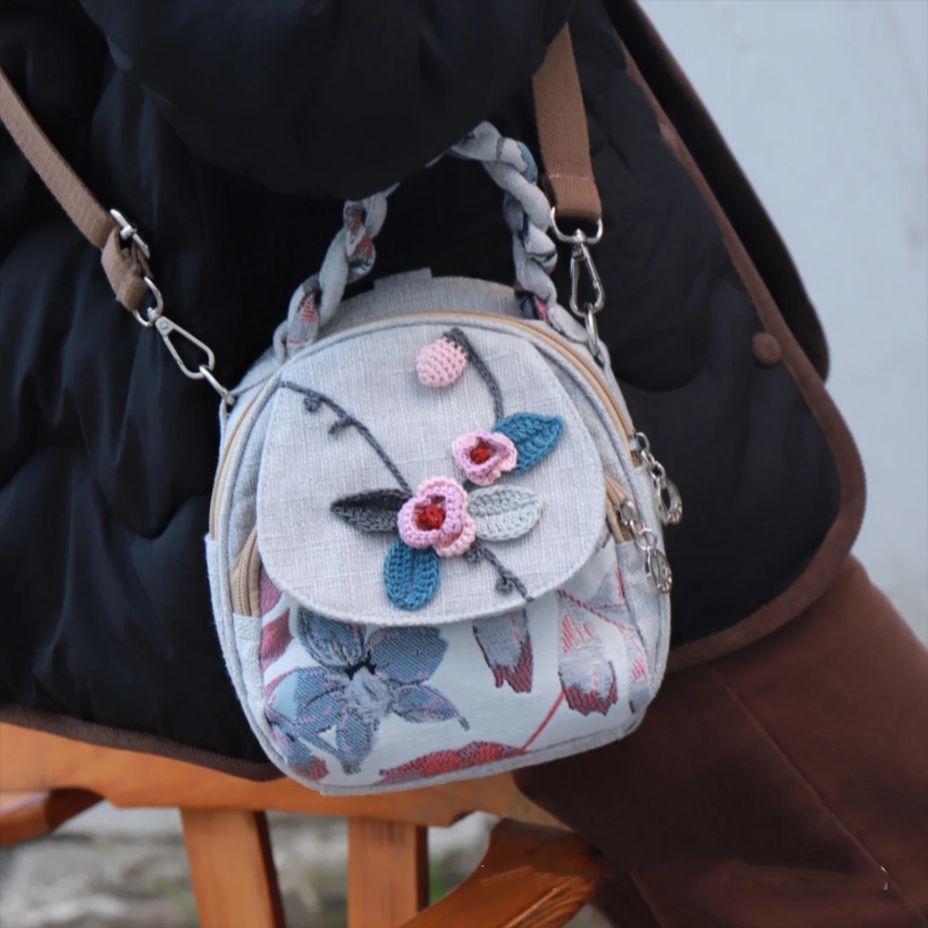 Handmade multifunctional commuting bag, birthday gift for girlfriend