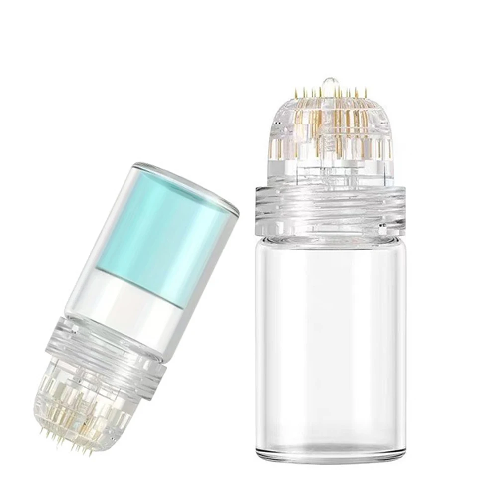 Dermastamp de 20 pinos 0.2mm para Microagulhamento, Microagulhas, Caneta de Microagulhas para Cuidados com a Pele e Ferramenta Capilar