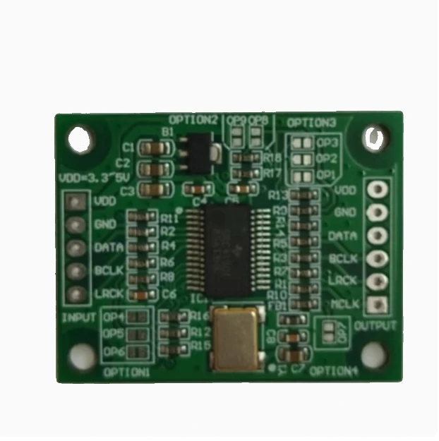 Conversão de frequência de amostragem SRC para cima/para baixo/conversão de formato I2S de 3 linhas para 4 linhas I2S/IIS