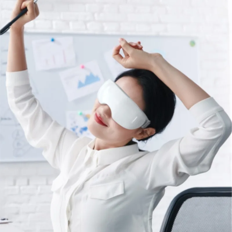 

Portable Eye Massager with Heating and Mist Function Effectively Relieves Eye Fatigue and Dry Eye Syndrome Smart Eye Care Device