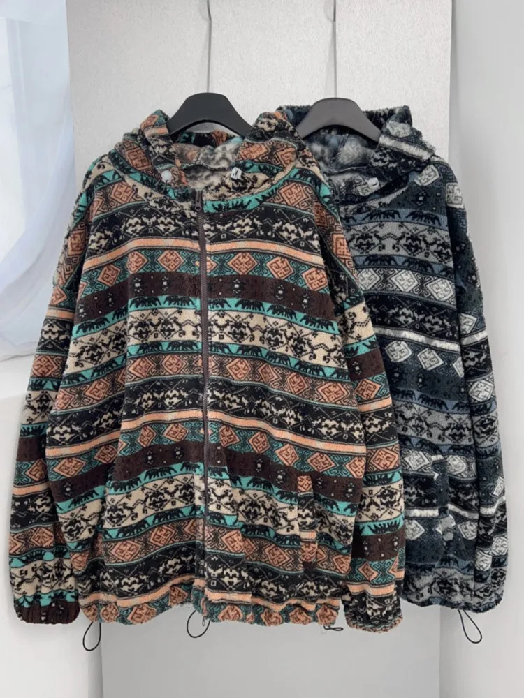 Autumn Winter Knitted Cardigan Hooded Coat Women Korean Loose Lazy Oaf Ladies Tops Coats Jackets Casaco Feminino