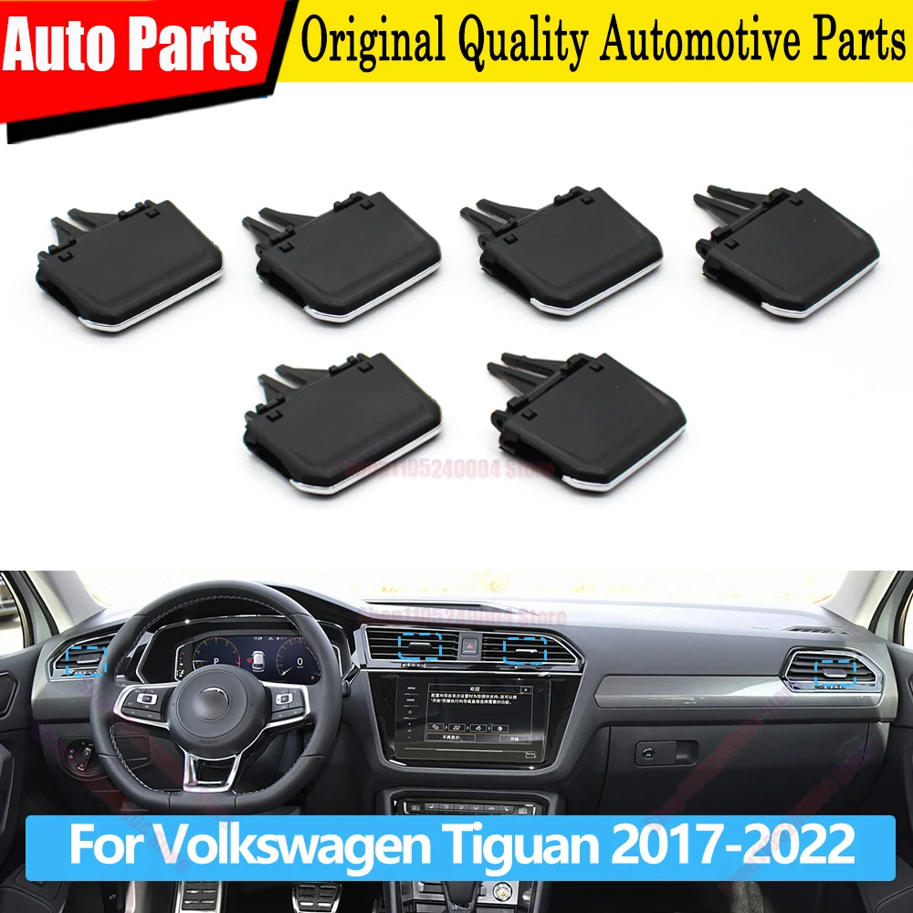 Front AC Vent Grille Air Outlet Tab Clip Paddle Adjust Repair Kit For VW Volkswagen Tiguan 2017 2018 2019 2020 2021 2022