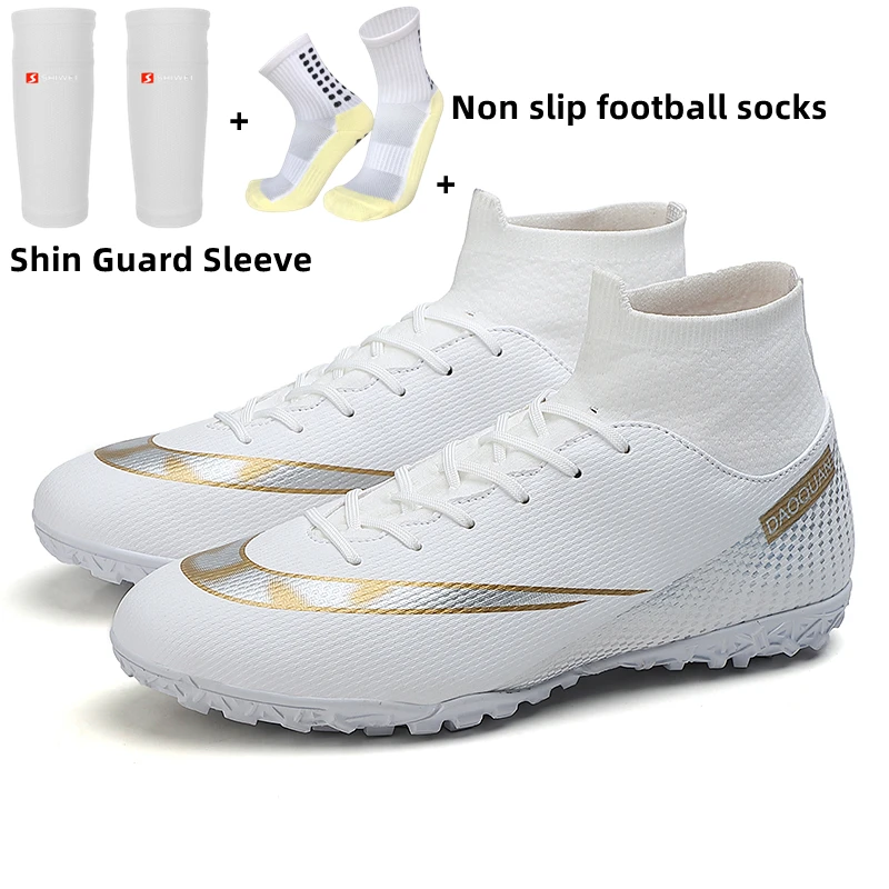 ALIUPS  High Ankle Soccer Shoes AG/TF Football Boots Kids Boys Ultralight Soccer Cleats Sneakers  botas de futbol