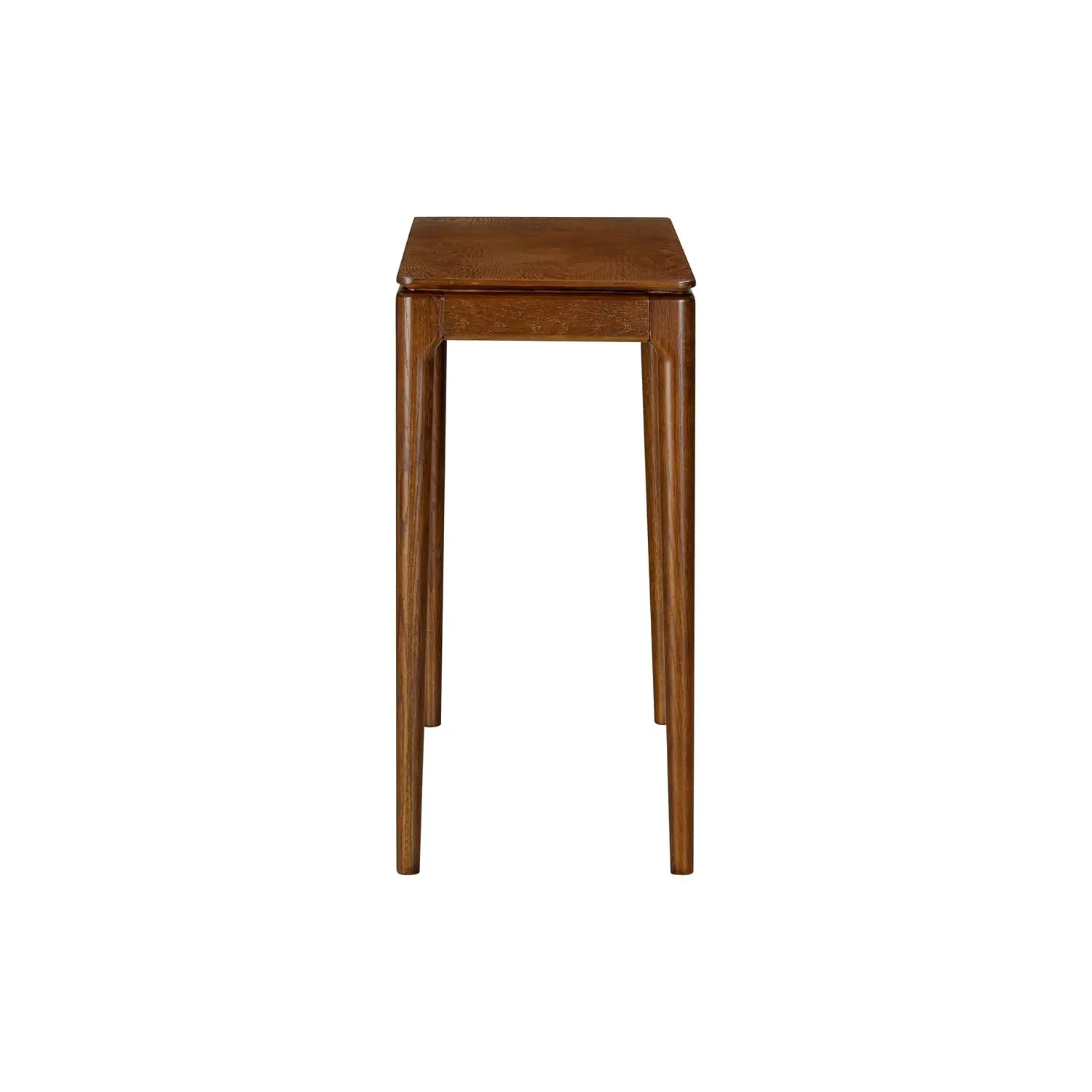 47" Solid Wood Console Table Hidden Drawer Waterproof Heat Resistant Narrow Entryway Table Hallway Living Room, Customized view 4