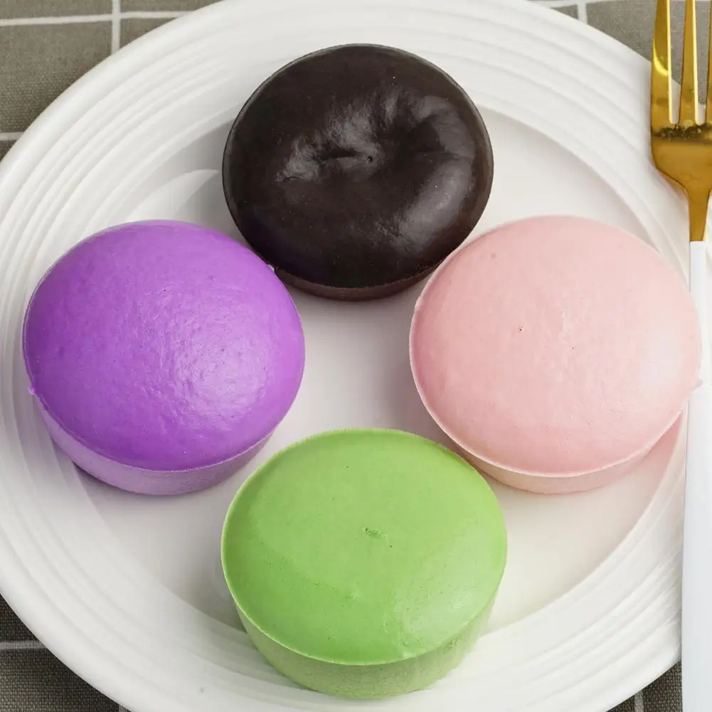 Sticky Cake Slow Rising Squishy, Silky Smooth Realistic Cake Slow Rise Squishies for Adults Stress Relief & Sensory Fidget Toy