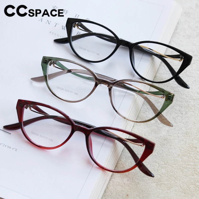 TR90 Gläser Trendy Cat Eye Brillen Rahmen Frauen Myopie Gläser Blau Licht Blockieren Lesebrille Brillen