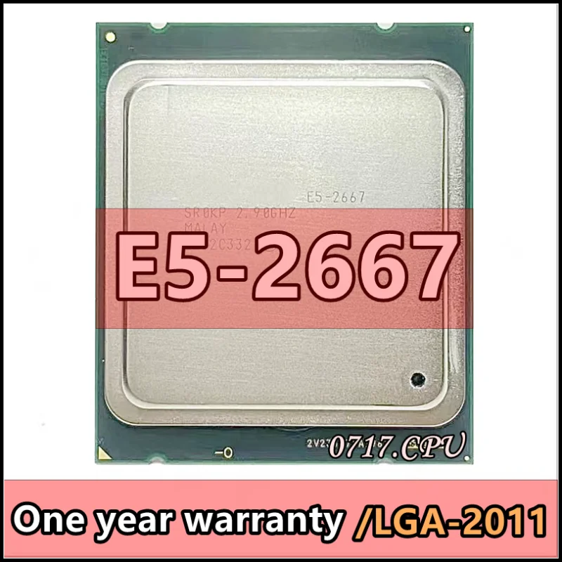 E5 2667 SR0KP 2.9GHz 6-rdzeniowe 15M 8GT/s E5-2667 LGA2011 130W CPU